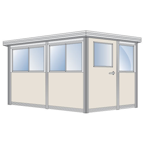 PortaFab | 5 x 10 Attendant Booths, Security Booths