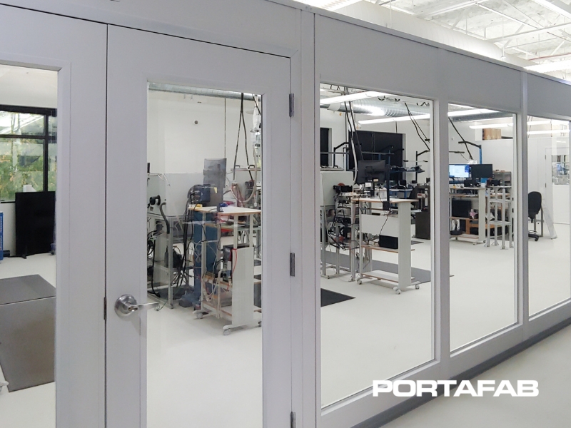 full glass wall partitions